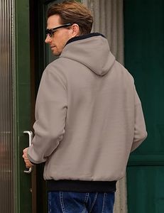 Sweatshirts pour hommes Mode Pull à manches longues avec poches Polaire à fermeture éclair intégrale - Product Image 3