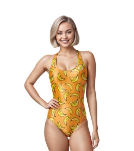 Maillot de bain une pièce pour femmes, nouvelle conception 2025, respirant, séchage rapide, écologique, vente en gros, personnalisable, haute qualité, vêtements d'été - Product Image 4