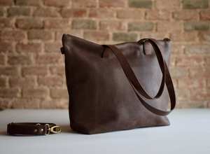 2024 nouveauté sacs fourre-tout en cuir véritable pour femmes fait à la main grand LTB-0056 fourre-tout femme pour un usage quotidien - Product Image 6