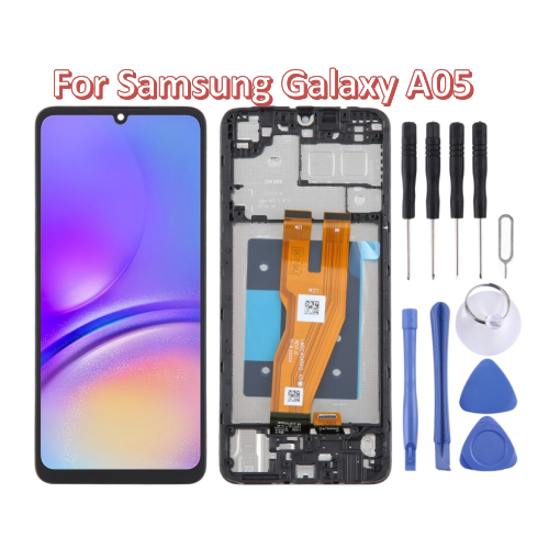 Original LCD Screen With Frame for Samsung Galaxy A05 SM-A055F Screen Mobile Phone Lcds