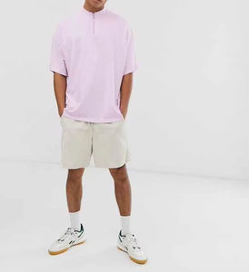 T-shirt oversize tendance à manches courtes, patchwork, color block, pour homme - Product Image 1