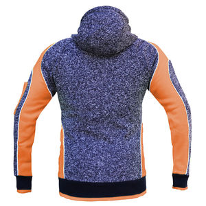 Sudadera con Capucha y Cierre de Cremallera para Hombre, Cuello Alto, Logotipo Personalizado, Transpirable y Resistente al Viento, Poliéster/Algodón - Product Image 2
