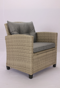 Meubles en osier Ensemble de chaises de jardin Ensemble de salon d'extérieur en rotin Ensemble Mora 2 tabourets Cadre en acier Phu Linh Grossiste - Product Image 6