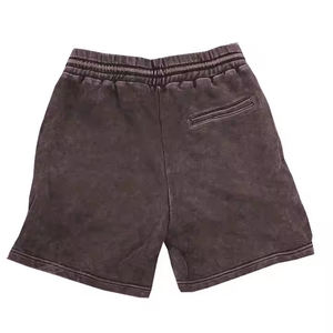 Pantalones Cortos Deportivos Unisex de Secado Rápido, Resistentes al Viento, Lavado Ácido, 100% Algodón, Cintura Media con Cordón Ajustable para Gimnasio y Fitness - Product Image 2