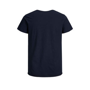 เสื้อยืด180GSM ผู้ชายขนาดใหญ่พิเศษเสื้อยืดคอกลมสีล้วนคอตตอนโพลีเอสเตอร์100% - Product Image 6