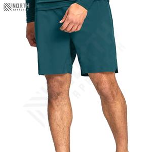 Shorts de sport pour hommes en gros, shorts de course à pied, séchage rapide, shorts de fitness, avec logo personnalisé, motif uni, vêtements de sport simples - Product Image 6