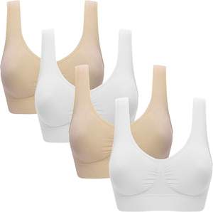 Soutien-gorge de sport pour femmes de qualité supérieure, ultra confortable et respirant, avec logo frontal, pour la course à pied, le yoga, l'entraînement - Utilisation flexible pour adultes - Product Image 2