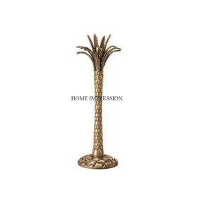 เชิงเทียนทองเหลืองแฟนซีแนววินเทจที่วางเทียนตกแต่งโต๊ะสำหรับโรงแรม - Product Image 1