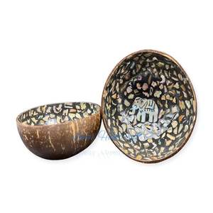 Bols à noix de coco écologiques fabriqués à la main Logo personnalisé naturel et respectueux des smoothies Fabriqué au Vietnam - Product Image 2