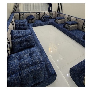 Canapé de style Majlis arabe, design classique, ensemble élégant pour salon, sièges d'angle luxueux, design gain de place - Product Image 1