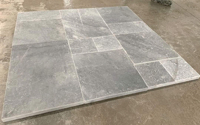 2025 pierre bleue pierre naturelle marbre pavés en gros carreaux Cube extérieur Garage piscine autour de décorations fabriquées en Turquie