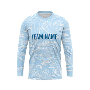 Nueva llegada Camiseta de manga larga deportiva de alta calidad al mejor precio con impresión digital - Product Image 3