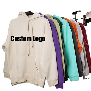 Fabrication sur mesure de sweats à capuche pour hommes, grande taille, hiver, poids lourd, 100% coton, broderie, sweats à capuche et sweat-shirts - Product Image 5