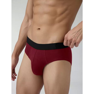Calzoncillos Boxer para Hombre, Talla Grande, de Bambú, Transpirables, Antiestáticos, de Secado Rápido, Cintura Baja, Color Sólido, 5 Pulgadas de Entrepierna, Elásticos - Product Image 1