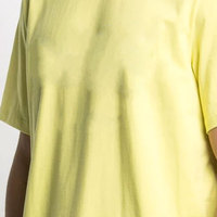 T-shirt de travail industriel jaune haute visibilité 100 % coton, vente en gros, vêtements de sécurité, fabricant OEM en gros, usine de Sialkot, durable