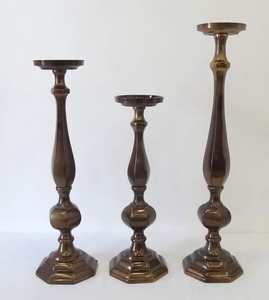 Bougeoir en aluminium plaqué cuivre, porte-bougie classique et moderne, luxueux, pour fête de mariage et Usage domestique - Product Image 6