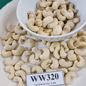 Fournisseur de confiance Santigo Noix de cajou Kaju Badam Noyau de cajou W320 Emballage personnalisé à faible quantité minimale de commande - Product Image 1