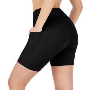Womens Biker <b>Shorts</b> With Pockets-Yoga <b>Shorts</b> For Women Regular & <b>Plus</b> <b>Size</b> For Gym & Yoga - Product Image 3