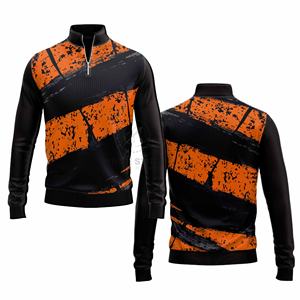 Custom Sports Team Quarter Jacket <b>Men</b> Women Youth Sportswear Quick Dry Team <b>Pullover</b> Custom Full Dip Zipper Sports Jacket - Product Image 5