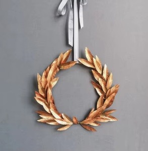 Accent décoratif élégant de guirlande en métal minimal parfait pour la tenture murale intérieure de maison moderne et la décoration festive de l'Inde - Product Image 3