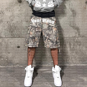 Pantalones Cavass Twill Camo Cargo Shorts Hombres Custom Summer Baggy All Over Real Tree Impresión digital Caza Camuflaje Trabajo - Product Image 1
