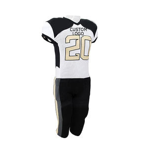 <b>V</b> <b>Neck</b> Sublimation Printing Comfortable Polyester Fabric American Football Jersey Newest Design American Football Tops - Product Image 4