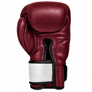 Brown PU Leather Boxing Gloves Adjustable for Wrist <b>Strap</b> Moisture Wicking Breathable Lightweight Unisex Training Gear - Product Image 2