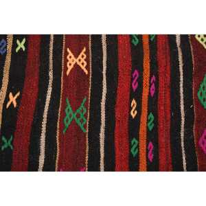 Tapis turc 4,9 x 9,8 pieds, grand tapis vintage, tapis oriental en laine rouge - Product Image 4