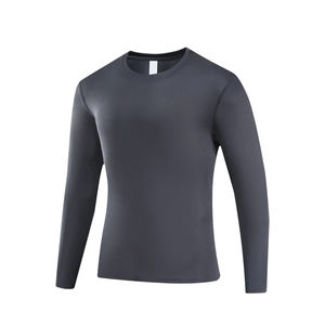Camiseta Deportiva de Manga Larga para Hombre, Ajuste Regular, Diseño Personalizado, Compresión, Transpirable, para Gimnasio y Fitness - Product Image 3
