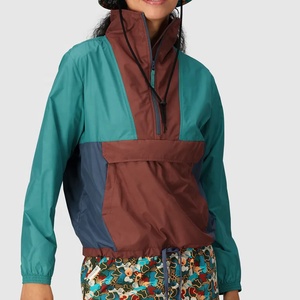 Chaquetas cortavientos atléticas para mujer, chaquetas cortavientos ligeras transpirables de otoño con logotipo personalizado para mujer, chaquetas de nailon de secado rápido para mujer - Product Image 5