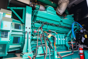 2500kW Enclosed Industrial Diesel Generator Set 277/480V <b>Three</b> Phase 4000A Circuit Breaker - Product Image 3