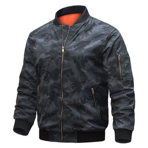 แจ็กเก็ตขนแกะแฟชั่นสำหรับผู้ชายเสื้อแจ็กเก็ตพิมพ์ลายนูนสำหรับฤดูหนาวทรงสลิมฟิตไซส์ใหญ่พิเศษ - Product Image 4