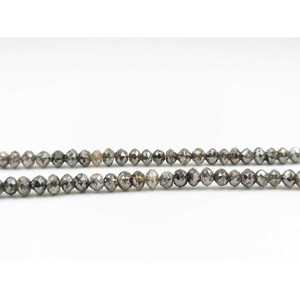 Perles Rondelles Facettées 100% Naturelles Champagne Scintillantes Diamants Libres 3-4.5mm Diamant Chocolat - Product Image 4
