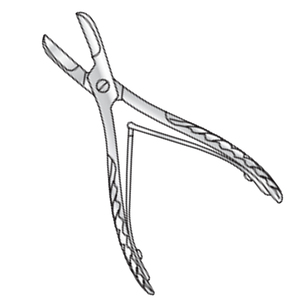 Pinza de Corte Óseo Liston con Junta Roscada, Acero Inoxidable, Mango Manual Acanalado, 150 mm de Largo, Instrumentos Quirúrgicos Rectos - Product Image 1