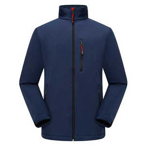 Chaqueta Softshell de moda con cremallera, ligera, para acampar, impermeable, cortavientos, lona, Unisex - Product Image 3