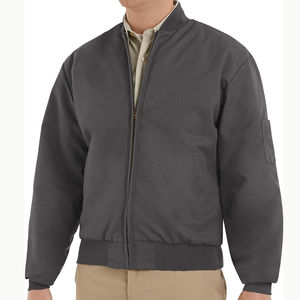 Chaqueta de bombardero de hombre con estampado de logotipo personalizado de alta calidad, el mejor diseño, soporte transpirable de secado rápido, Material de lona negra de retazos - Product Image 1