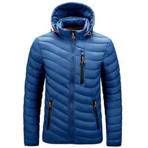 Veste matelassée à capuche, veste d'hiver, respirante, pour la saison hivernale, vêtement décontracté, couleur la plus belle, nouvelle veste matelassée pour hommes - Product Image 1