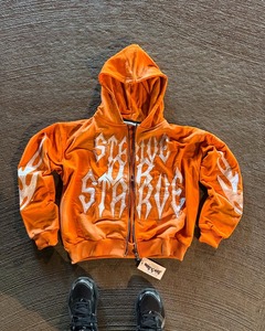 100% coton hommes sweat à capuche régulier pour hommes personnalisé surdimensionné sérigraphie personnalisé lavage à l'acide numérique écran doublé français éponge conception - Product Image 4