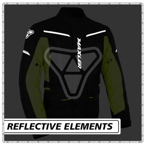 Veste en cuir pour moto, vêtements de moto pour homme, veste de moto imperméable pour course, veste en cuir pour moto - Product Image 2