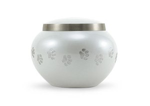 Vente en gros urne pour animaux de compagnie en métal brillant vert personnalisé dernier produit fini fournitures funéraires en gros - Product Image 2