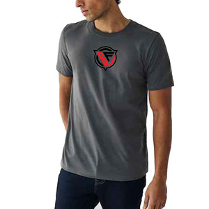 Unisex Custom 100% Cotton Short Sleeve <b>Tshirt</b> Men's Screen Printed with Heat <b>Transfers</b> and DTG Embroidered Logo - Product Image 5