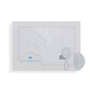 Lot de 3 draps de lit bébé Zoe en coton 100% à motif uni, tissés, technique de tissage - Product Image 1