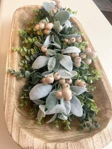 Cuenco de masa de madera de granja Cuenco de pan tallado de madera maciza para compradores al por mayor - Product Image 2