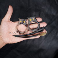 Épingle à châle en forme de hibou en corne de buffle naturelle faite à la main Offre Spéciale accessoire de coiffure pour femmes avec cheveux longs et petits pains