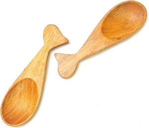 Cuchara espátula de madera de diseñador y manualidades de diseñador de pescado, elegante cuchara para servir arroz - Product Image 1