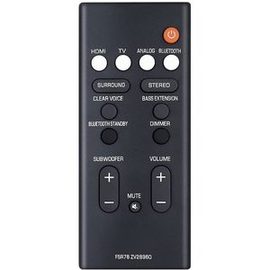 Telecomando sostitutivo FSR78 ZV28960 per Yamaha YAS-207 YAS207 YAS-1080 YAS-108 YAS-107 YAS107 YAS-106 YAS106 ATS-2090 ATS-1 - Product Image 2