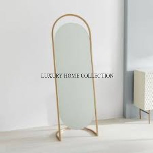 Rustic Industrial-style <b>Large</b> Metal Floor Mirror with a Distressed <b>Frame</b> Perfect for Enhancing Any Room Ambiance - Product Image 5