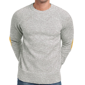 Pull-over à manches longues et col en O pour hommes Pull-over en tricot personnalisé de la meilleure qualité, vêtements d'hiver décontractés, respirants avec logo sur le devant en vente - Product Image 1