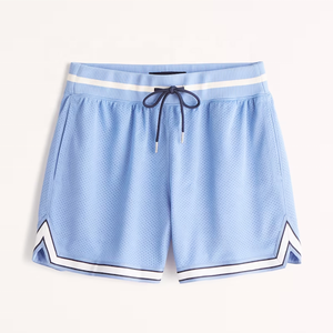 กางเกงขาสั้นลำลองผู้ชายคุณภาพสูง แฟชั่นใหม่ น้ำหนักเบา ผ้าฝ้าย 100% แห้งเร็ว ระบายอากาศดี เอวยางยืด รับสกรีนโลโก้ตามสั่ง - Product Image 4