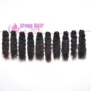 Precio al por Mayor, Producto de Lujo, la Mejor Calidad, Paquetes de Cabello de Templo Indio, Ondulado, Sin Procesar, Cutícula Alineada, Virgen, Proveedores por Exportación - Product Image 3